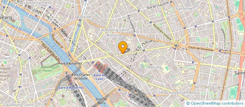 localisation de l'entreprise SCI MEDPHI à PARIS