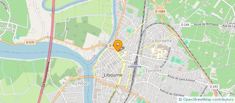 localisation de l'entreprise SCI MEDRAD à LIBOURNE