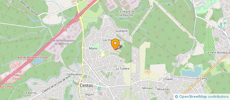 localisation de l'entreprise SCI MEDRISS  CANEJAN