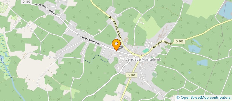 localisation de l'entreprise SCI MEDULI à VENDAYS-MONTALIVET