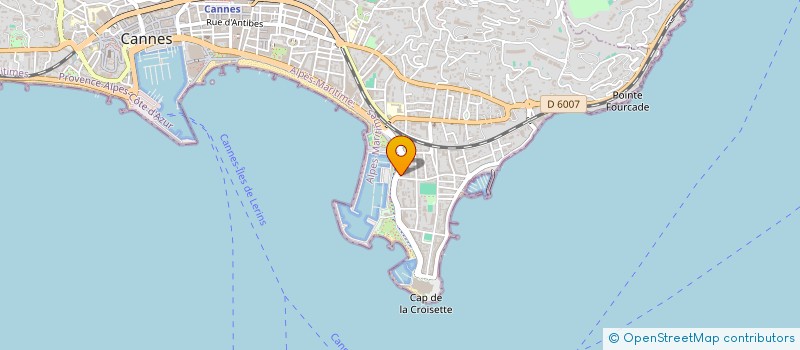 localisation de l'entreprise SCI MEDUSA à CANNES
