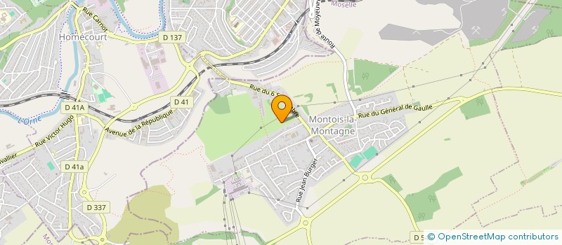 localisation de l'entreprise SCI MEDUSA  MONTOIS-LA-MONTAGNE