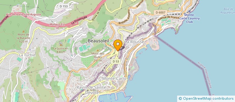 localisation de l'entreprise SCI MEDUSA  BEAUSOLEIL