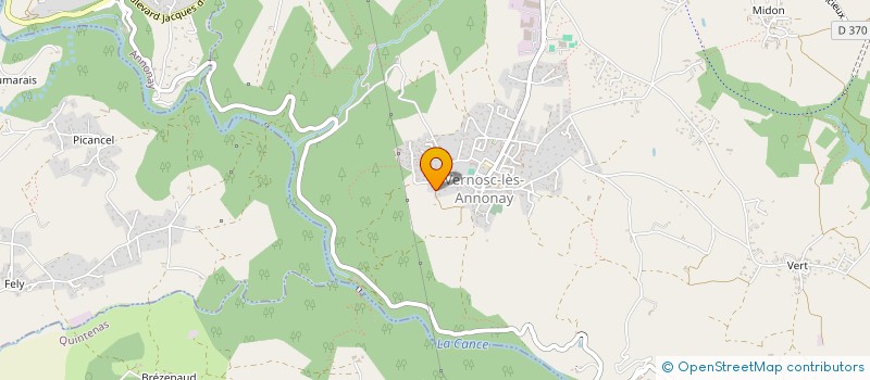 localisation de l'entreprise SCI MEDUSE  VERNOSC-LES-ANNONAY