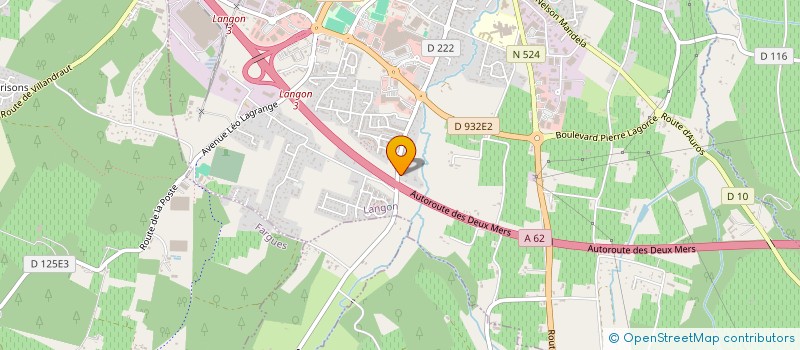 localisation de l'entreprise SCI MEDVASC ARTOLIE à LANGON