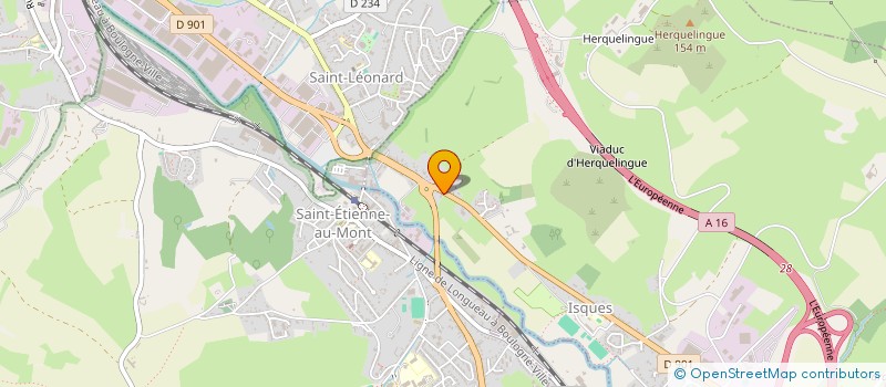 localisation de l'entreprise SCI MEDY-SAM  ISQUES