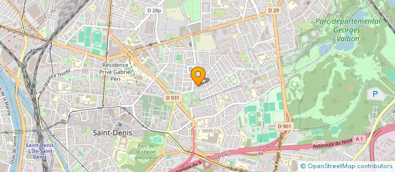 localisation de l'entreprise SCI MEDYNE  SAINT-DENIS