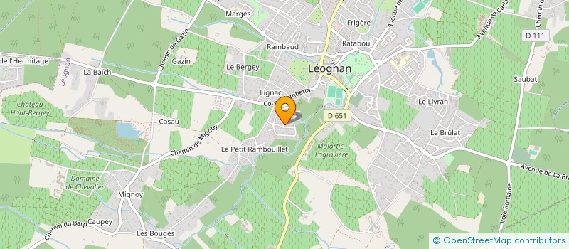 localisation de l'entreprise SCI MEEMU  LEOGNAN