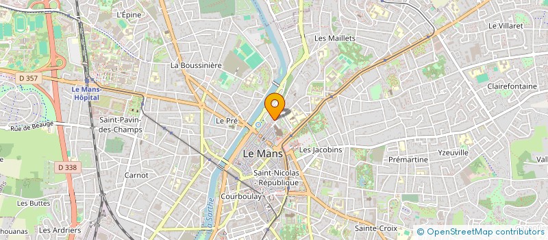 localisation de l'entreprise SCI MEERMAN INVESTISSEMENTS  LE MANS