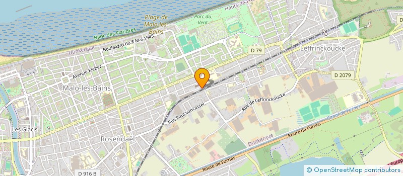 localisation de l'entreprise SCI MEERSSEMAN NAVE à DUNKERQUE