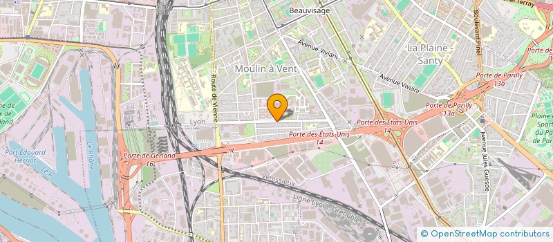 localisation de l'entreprise SCI MEES REMAZEILLES 1  VENISSIEUX