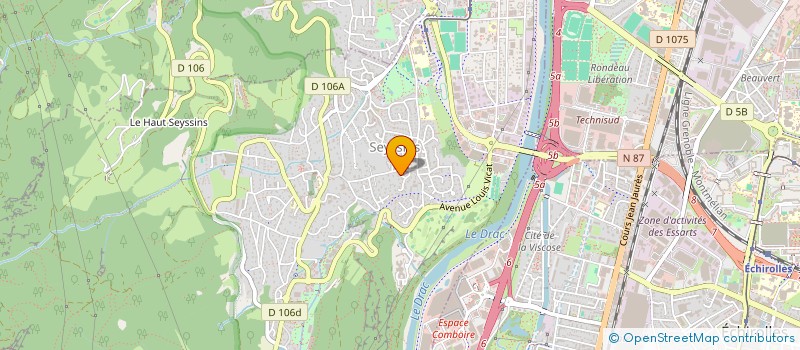 localisation de l'entreprise SCI MEESUK à SEYSSINS