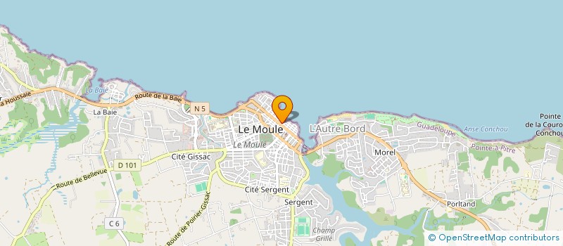 localisation de l'entreprise SCI MEFA à LE MOULE