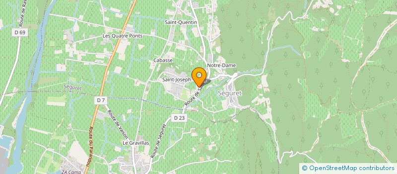 localisation de l'entreprise SCI MEFFRE  SEGURET