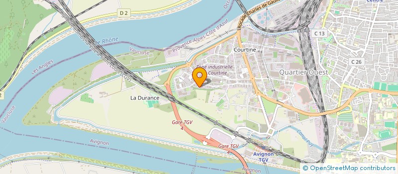 localisation de l'entreprise SCI MEG  AVIGNON