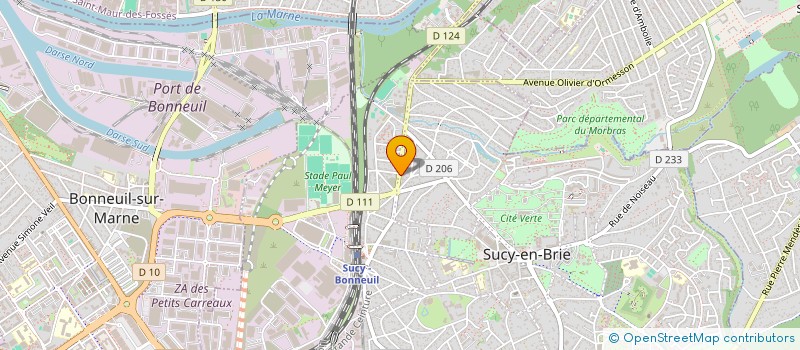 localisation de l'entreprise SCI MEGA  SUCY-EN-BRIE