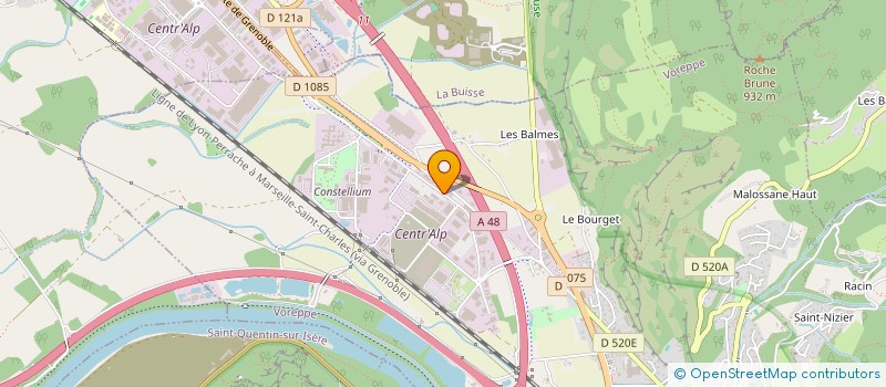 localisation de l'entreprise SCI MEGA  VOREPPE