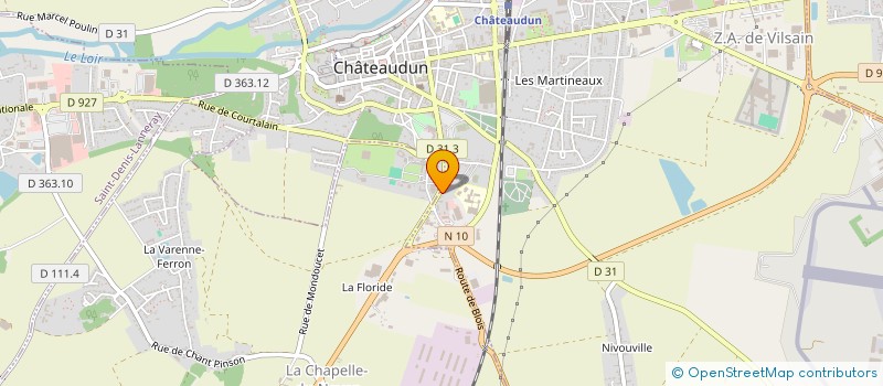 localisation de l'entreprise SCI MEGA  CHATEAUDUN