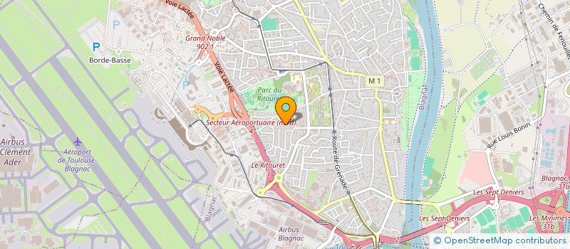 localisation de l'entreprise SCI MEGA-WAY  BLAGNAC