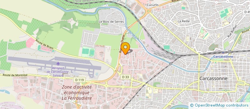 localisation de l'entreprise SCI MEGALITE à CARCASSONNE
