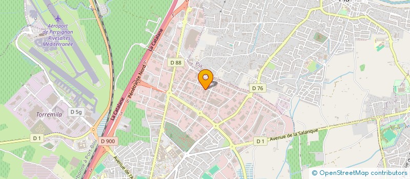 localisation de l'entreprise SCI MEGANE  LA LLAGONNE