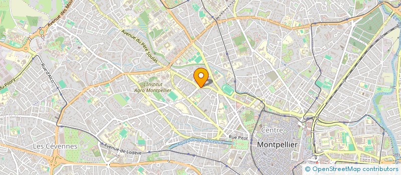 localisation de l'entreprise SCI MEGARA à MONTPELLIER