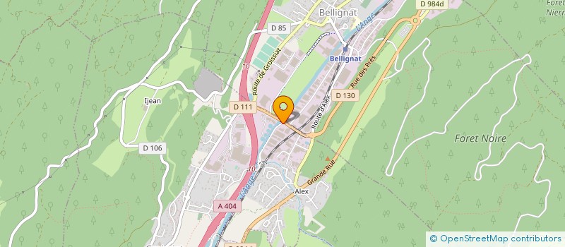 localisation de l'entreprise SCI MEGARA à GROISSIAT