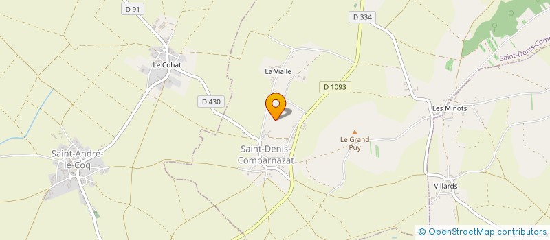 localisation de l'entreprise SCI MEGAWAG  SAINT-DENIS-COMBARNAZAT