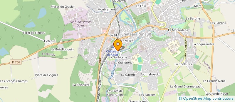 localisation de l'entreprise SCI MEGE  NEUVILLE-SUR-BRENNE