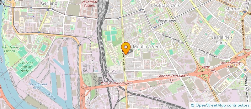 localisation de l'entreprise SCI MEGE-VALENTE  VENISSIEUX