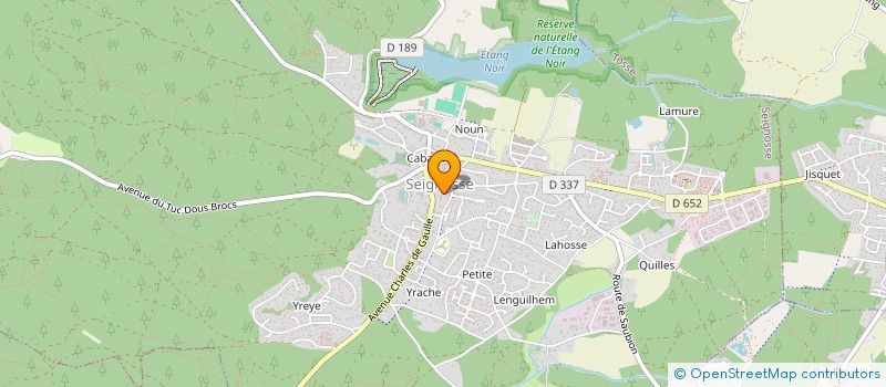 localisation de l'entreprise SCI MEGGY  SEIGNOSSE