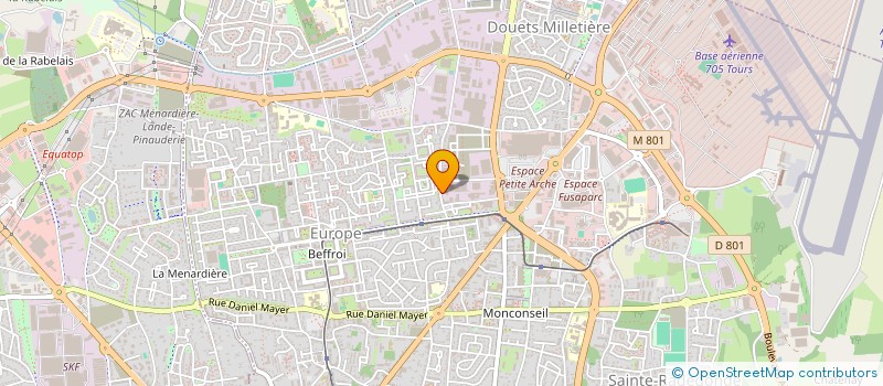 localisation de l'entreprise SCI MEGHANE  TOURS