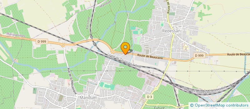 localisation de l'entreprise SCI MEGHANE  MANDUEL