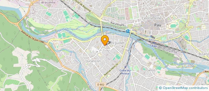 localisation de l'entreprise SCI MEGHEZI à JURANCON