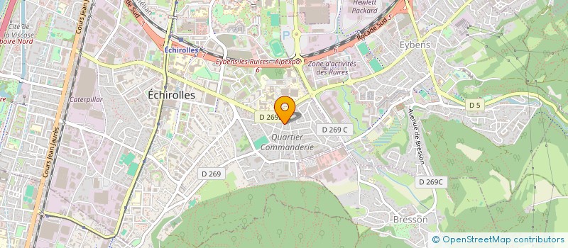 localisation de l'entreprise SCI MEGUENANI à ECHIROLLES