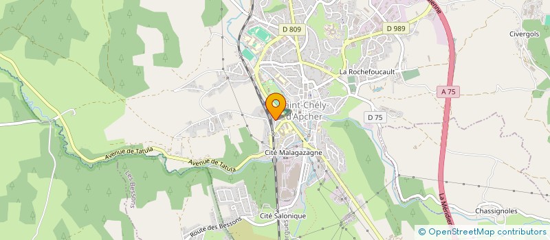 localisation de l'entreprise SCI MEGUI  SAINT-CHELY-D'APCHER