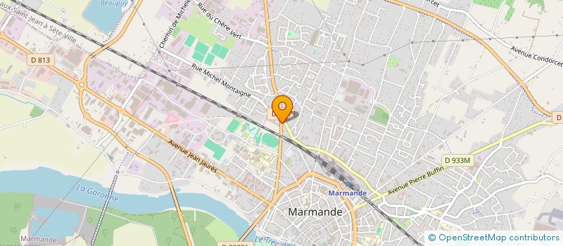 localisation de l'entreprise SCI MEGUI  MARMANDE