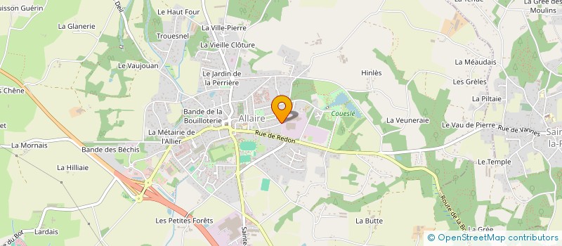 localisation de l'entreprise SCI MEHAT  ALLAIRE