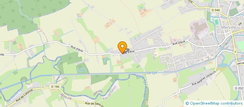 localisation de l'entreprise SCI MEHD  MERVILLE