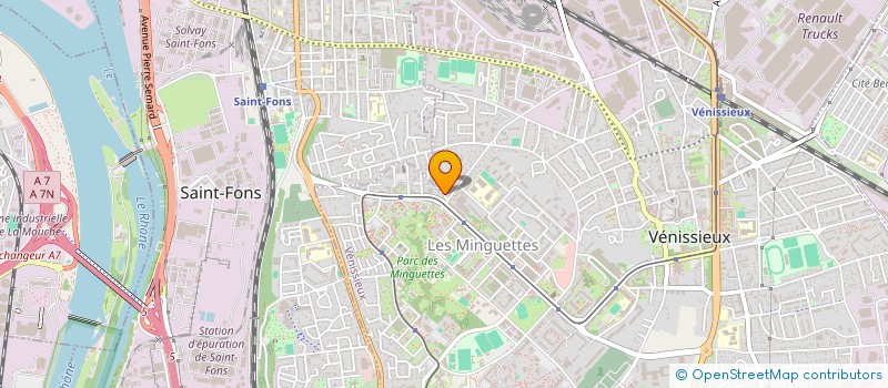 localisation de l'entreprise SCI MEHDI  VENISSIEUX