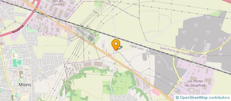 localisation de l'entreprise SCI MEHDI  SAINT-PIERRE-DE-CHANDIEU
