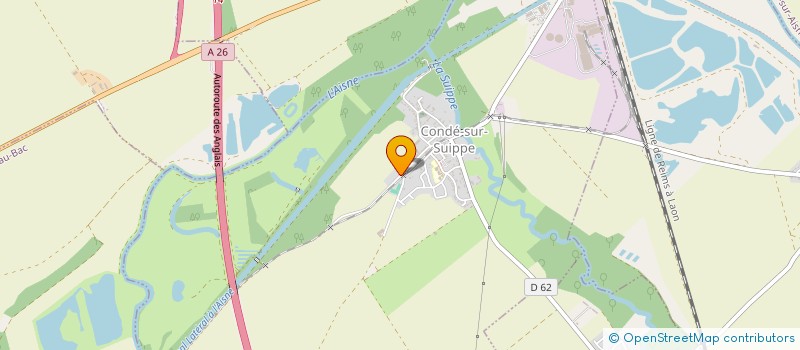 localisation de l'entreprise SCI MEHDI Z.  CONDE-SUR-SUIPPE