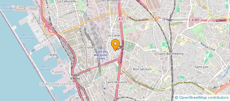localisation de l'entreprise SCI MEHDIJEN à MARSEILLE