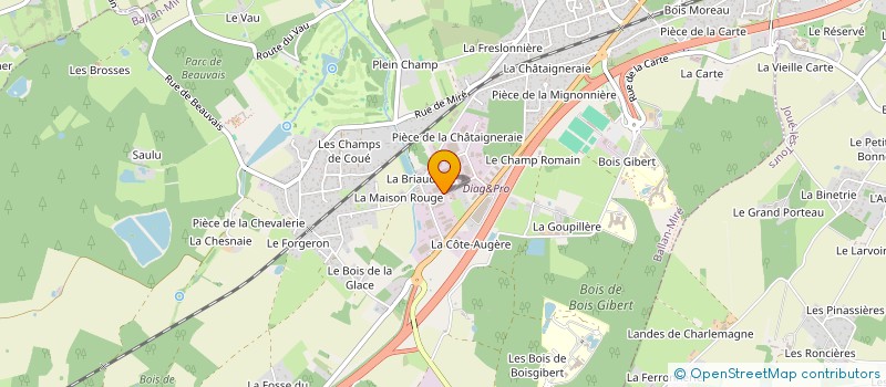 localisation de l'entreprise SCI MEHDILOU  BALLAN-MIRE