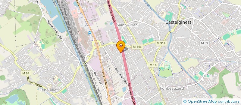 localisation de l'entreprise SCI MEHDIOUI  SAINT-ALBAN