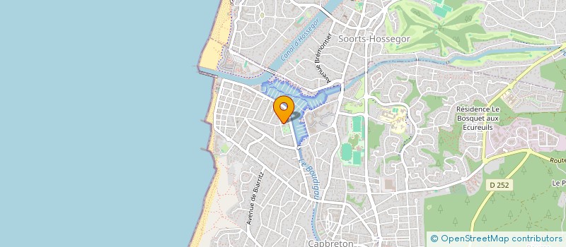 localisation de l'entreprise SCI MEHETIA à CAPBRETON