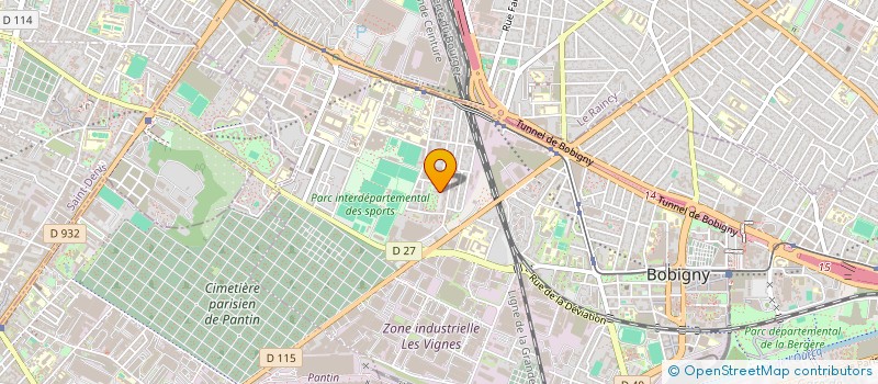 localisation de l'entreprise SCI MEHIDI  BOBIGNY