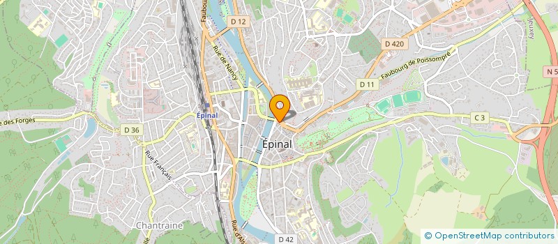 localisation de l'entreprise SCI MEHIEL à EPINAL