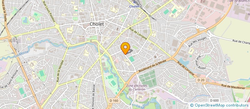 localisation de l'entreprise SCI MEHIEL à CHOLET