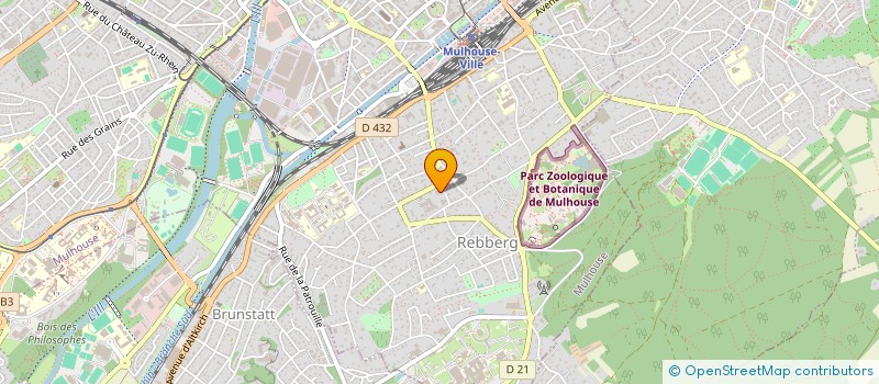 localisation de l'entreprise SCI MEHILA  MULHOUSE